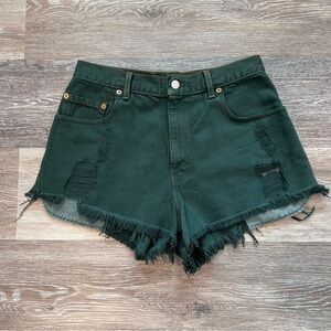 Vintage Levis 550 Cut Off Distressed Jean Shorts